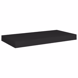 Scaffali a Parete 2 pz Neri 50x23x3,8 cm in MDFcod mxl 127320 - Vista aggiuntiva 3