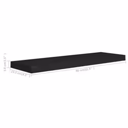 VidaXL 323835 scaffale MDF, Metallo Nero - Vista aggiuntiva 7