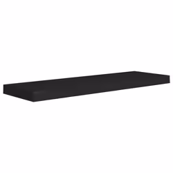 vidaXL Scaffali a Parete 2 pz Neri 80x23,5x3,8 cm in MDF - Vista aggiuntiva 3