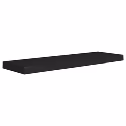 vidaXL Scaffali a Parete 4 pz Neri 80x23,5x3,8 cm in MDF - Vista aggiuntiva 3