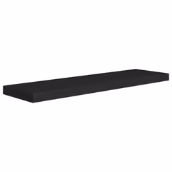vidaXL Scaffali a Parete 4 pz Neri 90x23,5x3,8 cm in MDF - Vista aggiuntiva 3