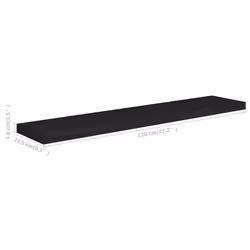 VidaXL 323841 scaffale MDF, Metallo Nero - Vista aggiuntiva 7