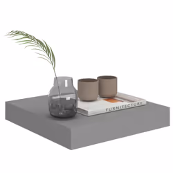 VidaXL 323844 scaffale MDF, Metallo Grigio