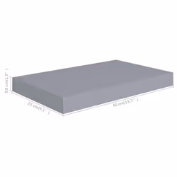 VidaXL 323847 scaffale MDF, Metallo Grigio - Vista aggiuntiva 5