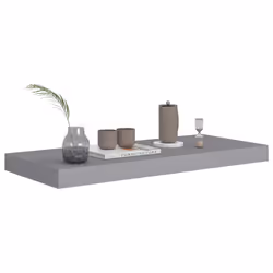 VidaXL 323853 scaffale MDF, Metallo Grigio
