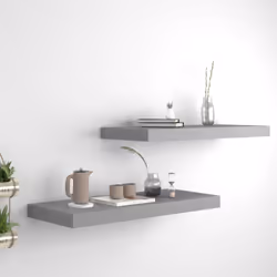 Questo set di 2 eleganti mensole da parete è pensato per essere il punto focale della tua casa. Con un sistema di montaggio i ...