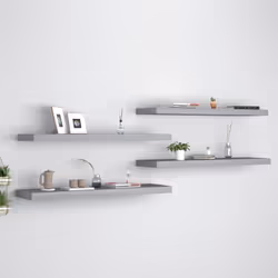 Questo set di 4 eleganti mensole da parete è pensato per essere il punto focale della tua casa. Con un sistema di montaggio i ...