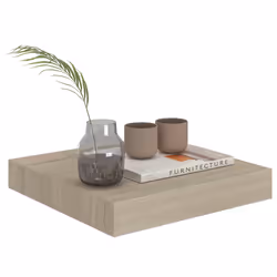 VidaXL 323865 scaffale MDF, Metallo Quercia