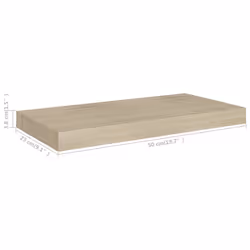 VidaXL 323871 scaffale MDF, Metallo Quercia - Vista aggiuntiva 6