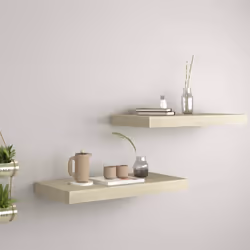 Questo set di 2 eleganti mensole da parete è pensato per essere il punto focale della tua casa. Con un sistema di montaggio i ...