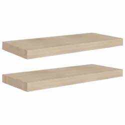 vidaXL Scaffali a Parete 2 pz Rovere 60x23,5x3,8 cm in MDF - Vista aggiuntiva 2