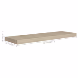VidaXL 323877 scaffale MDF, Metallo Quercia - Vista aggiuntiva 7