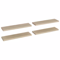 vidaXL Scaffali a Parete 4 pz Rovere 90x23,5x3,8 cm in MDF - Vista aggiuntiva 2