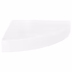 vidaXL Mensole Angolari Sospese 4 pz Bianco Lucido 25x25x3,8 cm MDF - Vista aggiuntiva 3