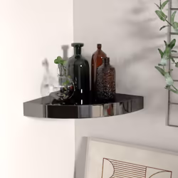 Questo elegante scaffale angolare è ideale per esporre i vostri libri preferiti, decorazioni, foto, premi, ecc. Questo scaffa ...