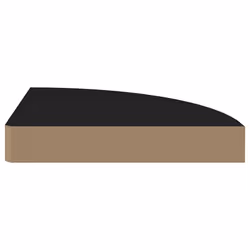 VidaXL 323898 scaffale MDF, Metallo Nero - Vista aggiuntiva 4