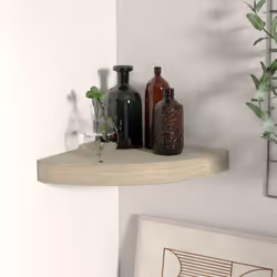 Questo elegante scaffale angolare è ideale per esporre i vostri libri preferiti, decorazioni, foto, premi, ecc. Questo scaffa ...