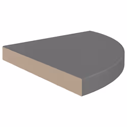 VidaXL 323914 scaffale MDF, Metallo Grigio - Vista aggiuntiva 4