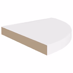VidaXL 323917 scaffale MDF, Metallo Bianco - Vista aggiuntiva 4