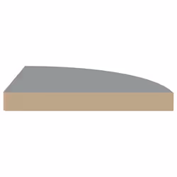 VidaXL 323923 scaffale MDF, Metallo Grigio - Vista aggiuntiva 5