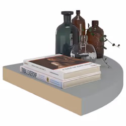 VidaXL 323923 scaffale MDF, Metallo Grigio - Vista aggiuntiva 6