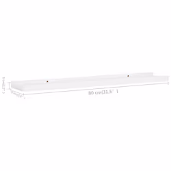 VidaXL 323930 scaffale MDF Bianco - Vista aggiuntiva 7