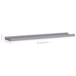VidaXL 323936 scaffale MDF Grigio - Vista aggiuntiva 7