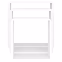 VidaXL 323949 scaffale MDF Bianco - Vista aggiuntiva 6