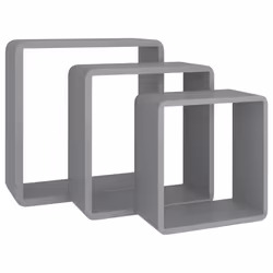 VidaXL 323951 scaffale MDF Grigio - Vista aggiuntiva 4