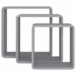 VidaXL 323951 scaffale MDF Grigio - Vista aggiuntiva 5