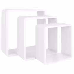 VidaXL 323952 scaffale MDF Bianco - Vista aggiuntiva 4