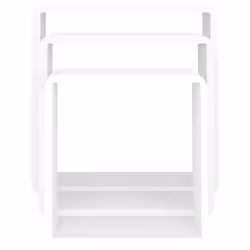 VidaXL 323952 scaffale MDF Bianco - Vista aggiuntiva 6