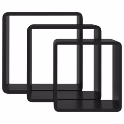 VidaXL 323953 scaffale MDF Nero - Vista aggiuntiva 5