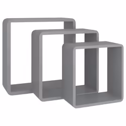 VidaXL 323954 scaffale MDF Grigio - Vista aggiuntiva 4