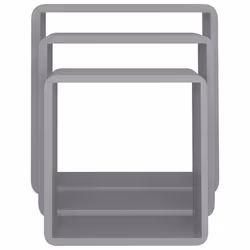 VidaXL 323954 scaffale MDF Grigio - Vista aggiuntiva 6