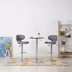 Questi sgabelli da bar, caratterizzati da un design semplice ma elegante, offrono grande comfort quando ci si rilassa o si co ...