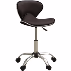 This stylish salon spa stool features a perfect balance between style and functionality. This work chair is upholstered in ea ...