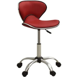 Vidaxl - Sgabello da Salone Spa Rosso Vino in Similpelle 469881
