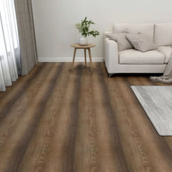 Listoni per Pavimenti Autoadesivi 55 pz in pvc 5,11 m² Marroni Vidaxl 98284