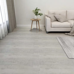 Listoni Pavimenti Autoadesivi 55 pz in pvc 5,11m² Grigio Chiaro Vidaxl 79555