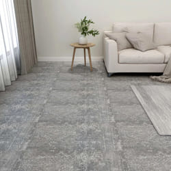 Listoni Pavimenti Autoadesivi 55 pz pvc 5,11 m² Grigio Cemento Vidaxl 15210
