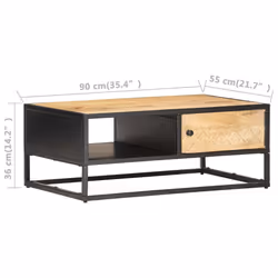 VidaXL 320946 tavolino da caffè, comodino e consolle da soggiorno - Vista aggiuntiva 7