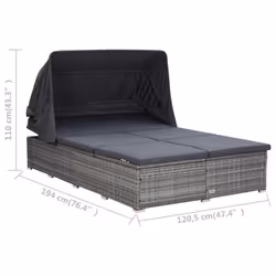 VidaXL 310236 letto per esterni - Vista aggiuntiva 8