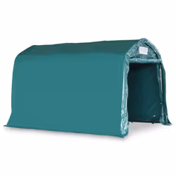 vidaXL Tenda Garage in PVC 2,4x3,6 m Verde - Vista aggiuntiva 3