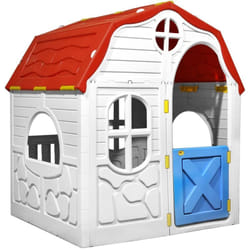 vidaXL Casetta per Bambini Pieghevole con Porta e Finestre