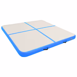 Tappetino Ginnastica Gonfiabile con Pompa 200x200x15cm PVC Blucod mxl 105240 - Vista aggiuntiva 3