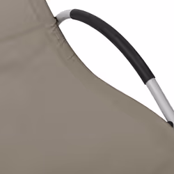 VidaXL 310519 sedia da esterno Salone Seduta imbottita Alluminio, Acciaio, Tessile Grigio, Grigio talpa - Vista aggiuntiva 6