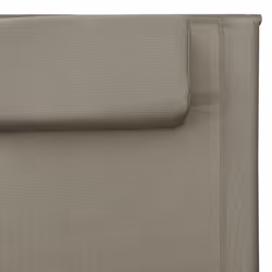 VidaXL 310519 sedia da esterno Salone Seduta imbottita Alluminio, Acciaio, Tessile Grigio, Grigio talpa - Vista aggiuntiva 7