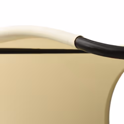 VidaXL 310548 sedia da esterno Salone Seduta imbottita Acciaio, Tessile Crema - Vista aggiuntiva 5