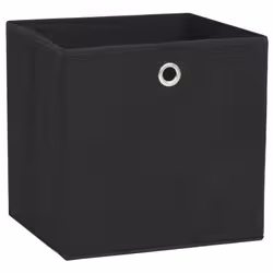 VidaXL 325187 scatola di conservazione Tessuto non tessuto (TNT) Nero - Vista aggiuntiva 2